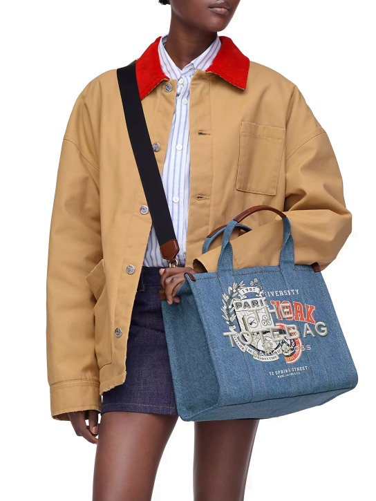 ΓΥΝΑΙΚΕΙΑ ΤΣΑΝΤΑ ΧΕΙΡΟΣ THE A.P.C. X MARC JACOBS DENIM MEDIUM TOTE BAG 2