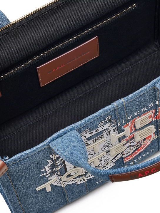 ΓΥΝΑΙΚΕΙΑ ΤΣΑΝΤΑ ΧΕΙΡΟΣ THE A.P.C. X MARC JACOBS DENIM MEDIUM TOTE BAG 3