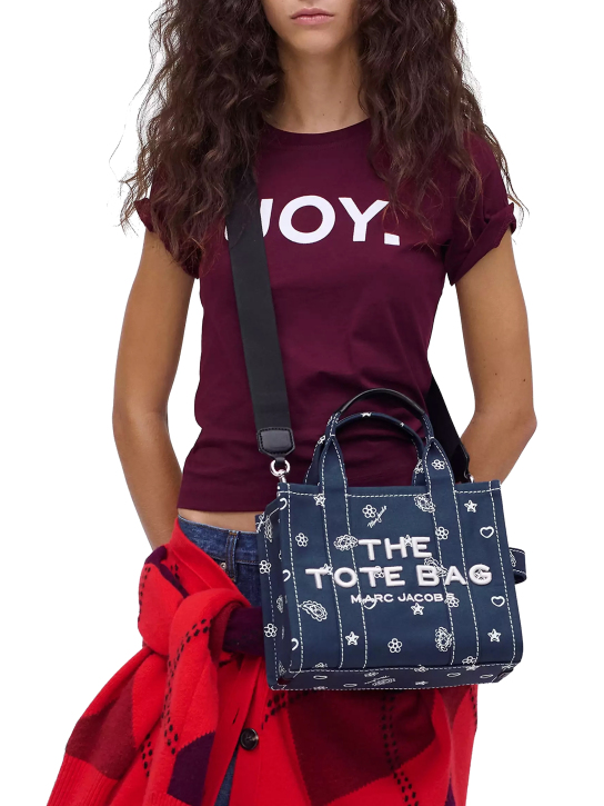 ΓΥΝΑΙΚΕΙΑ ΤΣΑΝΤΑ ΧΕΙΡΟΣ THE BANDANA CANVAS SMALL TOTE BAG 3