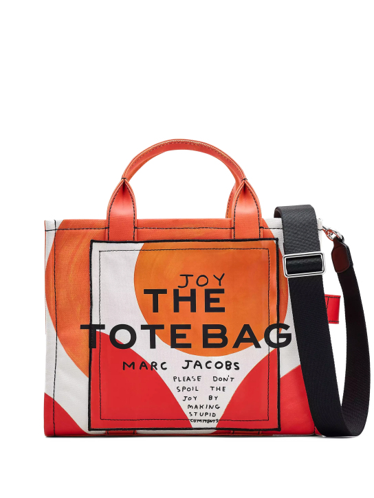 ΓΥΝΑΙΚΕΙΑ ΤΣΑΝΤΑ ΧΕΙΡΟΣ DAVID SHRIGLEY X MARC JACOBS CANVAS MEDIUM TOTE BAG 0