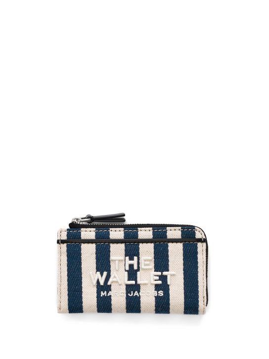 ΓΥΝΑΙΚΕΙΟ ΠΟΡΤΟΦΟΛΙ THE STRIPE CANVAS TOP ZIP MULTI WALLET 0
