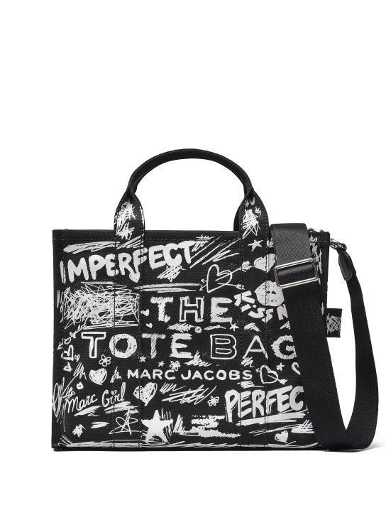 ΓΥΝΑΙΚΕΙΑ ΤΣΑΝΤΑ ΧΕΙΡΟΣ THE PUNK SCRIBBLE CANVAS MEDIUM TOTE BAG 0