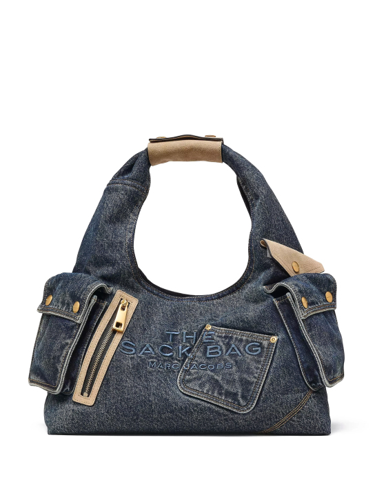 ΓΥΝΑΙΚΕΙΑ ΤΣΑΝΤΑ ΩΜΟΥ THE DENIM SUEDE CARGO SACK BAG 0
