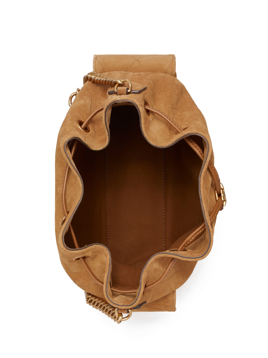 ΓΥΝΑΙΚΕΙΑ ΤΣΑΝΤΑ ΩΜΟΥ CHARLIE QUILTED SUEDE DRAWSTRING 2