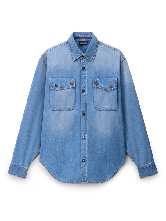 ΑΝΔΡΙΚΟ ΠΟΥΚΑΜΙΣΟ DENIM O-KIENE LS 0