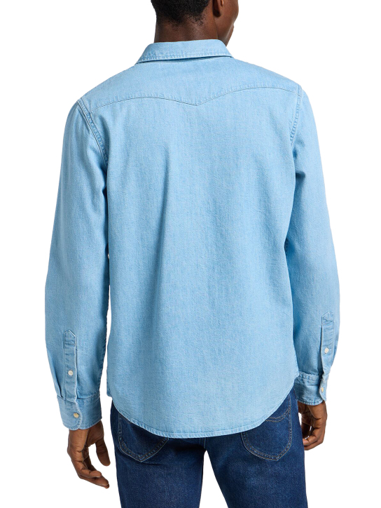 ΑΝΔΡΙΚΟ DENIM ΠΟΥΚΑΜΙΣΟ REGULAR WESTERN 2