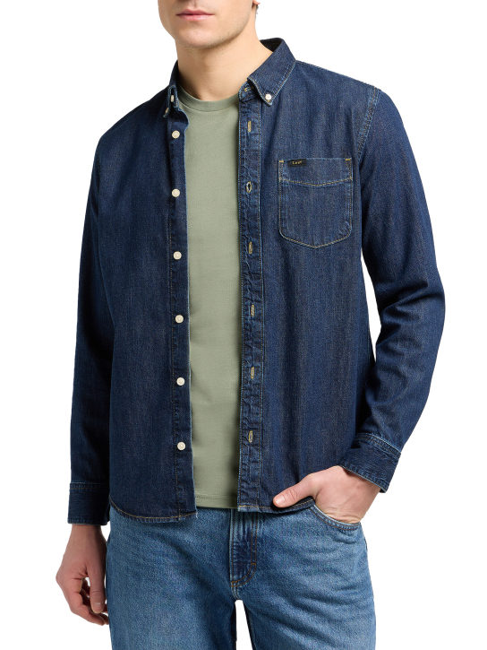 ΑΝΔΡΙΚΟ ΠΟΥΚΑΜΙΣΟ BUTTON DOWN DENIM 1