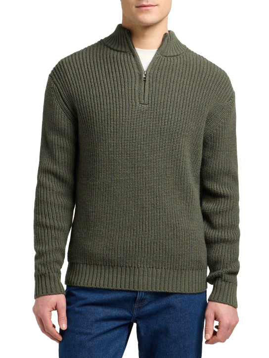 ΑΝΔΡΙΚΟ ΠΟΥΛΟΒΕΡ HALF ZIP KNIT 1