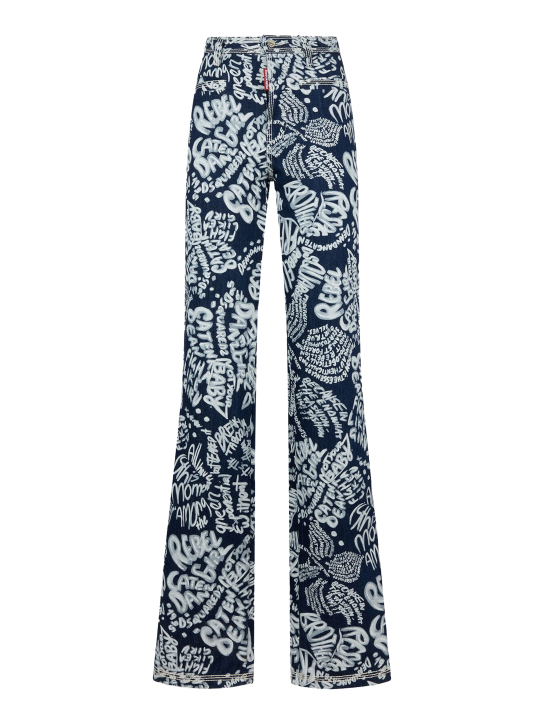 ΓΥΝΑΙΚΕΙΟ DENIM FLORAL ΠΑΝΤΕΛΟΝΙ 0