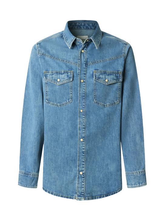 ΑΝΔΡΙΚΟ DENIM ΠΟΥΚΑΜΙΣΟ 0