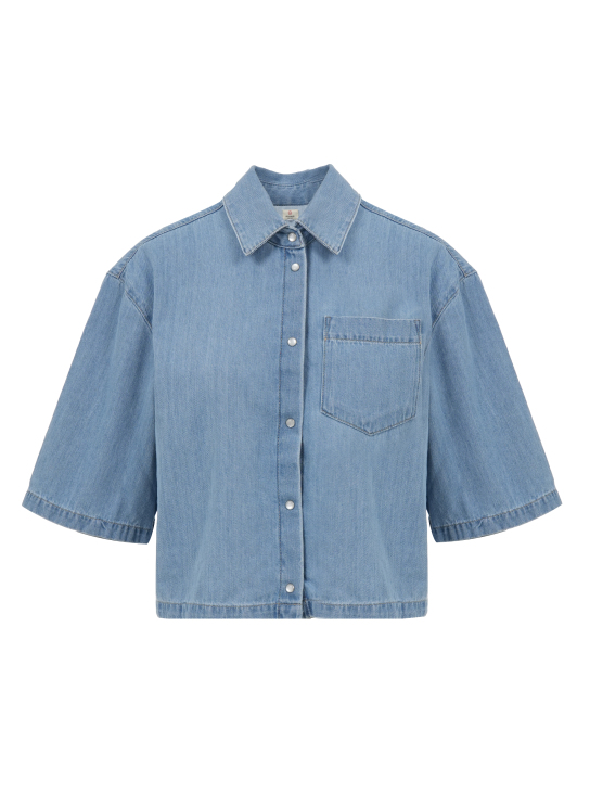 ΓΥΝΑΙΚΕΙΟ ΚΟΝΤΟΜΑΝΙΚΟ DENIM ΠΟΥΚΑΜΙΣΟ KODIAK 0