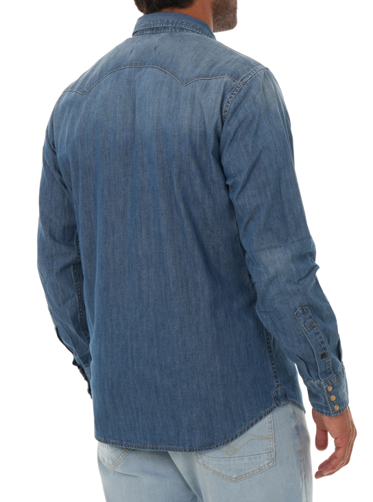 ΑΝΔΡΙΚΟ DENIM ΠΟΥΚΑΜΙΣΟ 2