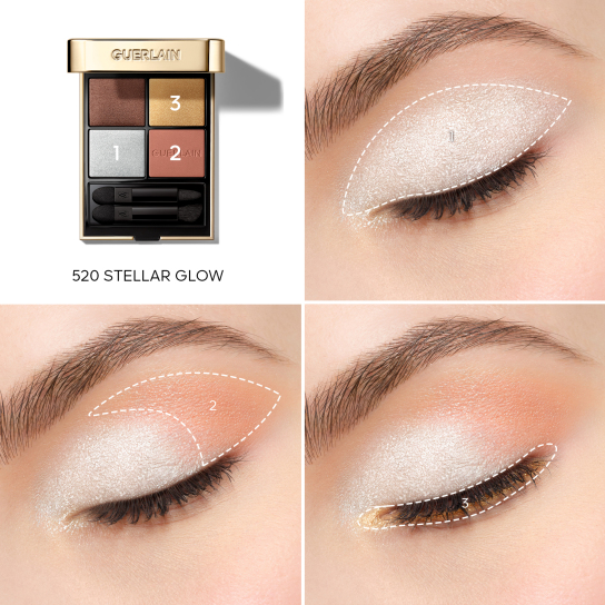 OMBRES G STELLAR GLOW EYESHADOW QUAD - LIMITED EDITION 4