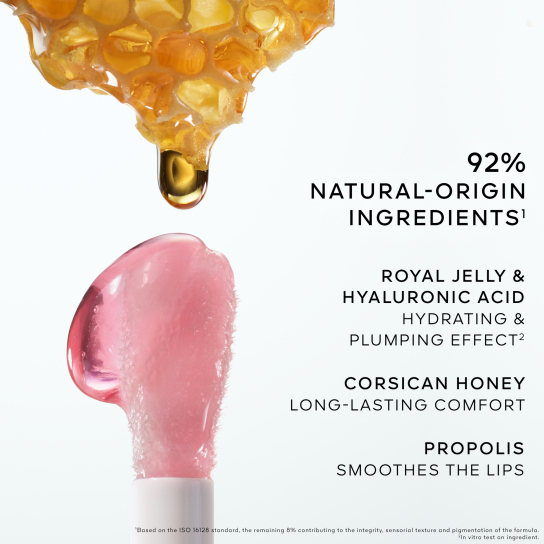KISSKISS BEE GLOW OIL 92% NATURAL-ORIGIN HONEY TINT LIP OIL 4