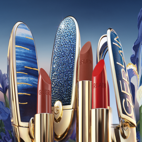 ROUGE G L’HEURE BLEUETHE DOUBLE MIRROR JEWEL CASE - LIMITED EDITIONTHE CUSTOMISABLE ULTRA-CARE LIPSTICK 4