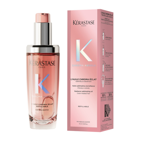 CHROMA ABSOLU L'ΗUILE CHROMA ÉCLAT REFILLABLE ΕΛΑΙΟ ΓΙΑ ΒΑΜΜΕΝΑ ΜΑΛΛΙΑ 1