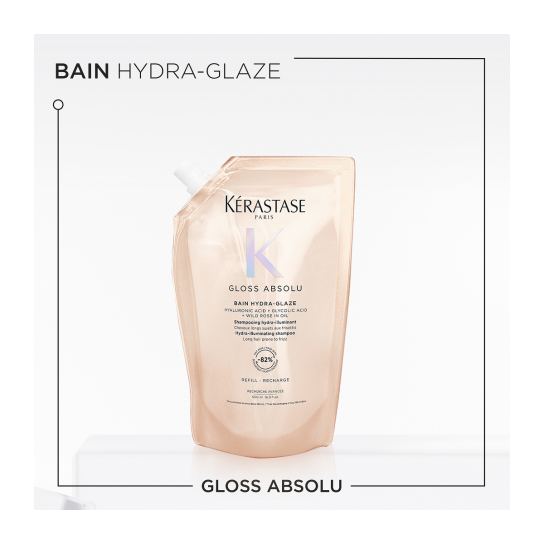 GLOSS ABSOLU BAIN HYDRA-GLAZE ΣΑΜΠΟΥΑΝ REFILL ΓΙΑ ΛΕΙΑ & ΛΑΜΠΕΡΑ ΜΑΛΛΙΑ 1