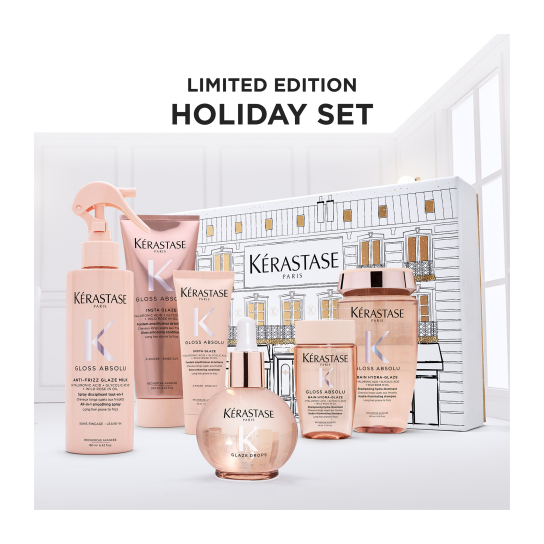 GLOSS ABSOLU TRAVEL ICONS ΓΙΑ ΛΕΙΑ & ΛΑΜΠΕΡΑ ΜΑΛΛΙΑ GIFT SET 4