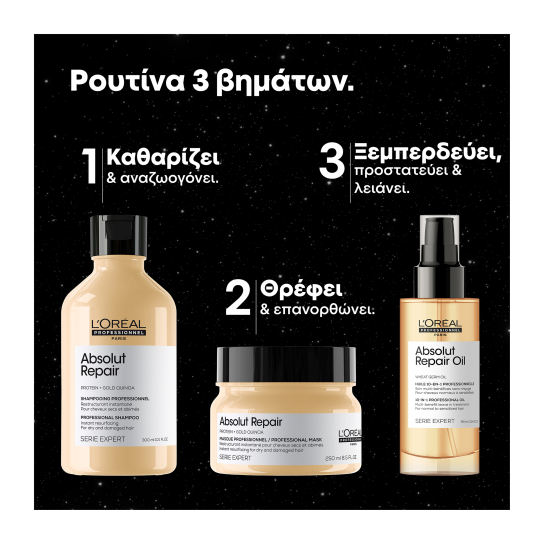 ABSOLUT REPAIR ΓΙΑ ΕΝΤΑΤΙΚΗ ΑΝΑΔΟΜΗΣΗ TRIO GIFT SET 3