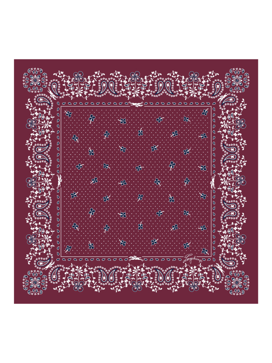ΓΥΝΑΙΚΕΙΟ ΦΟΥΛΑΡΙ FRENCH BANDANA SILK SCARF 50 0