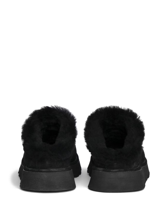ΓΥΝΑΙΚΕΙΑ SUEDE MULES TEDDY SHEARLING 2
