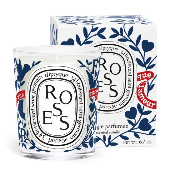 VALENTINES LIMITED EDITION ROSES SCENTED CANDLE 1