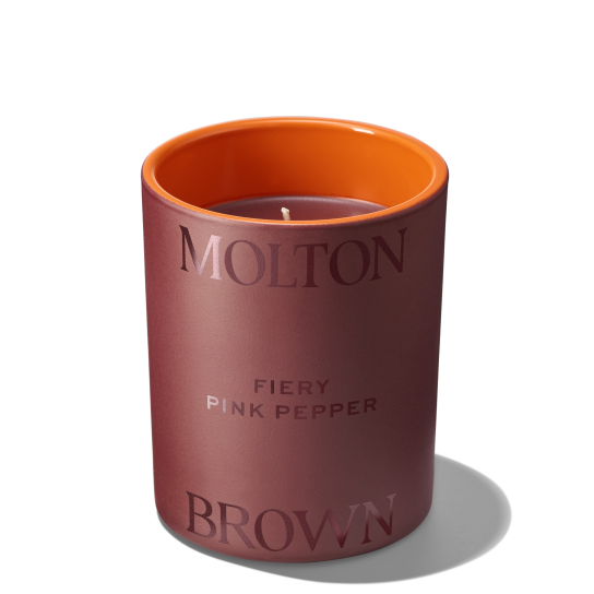 FIERY PINK PEPPER SCENTED CANDLE LIMITED EDITION DESIGN 1