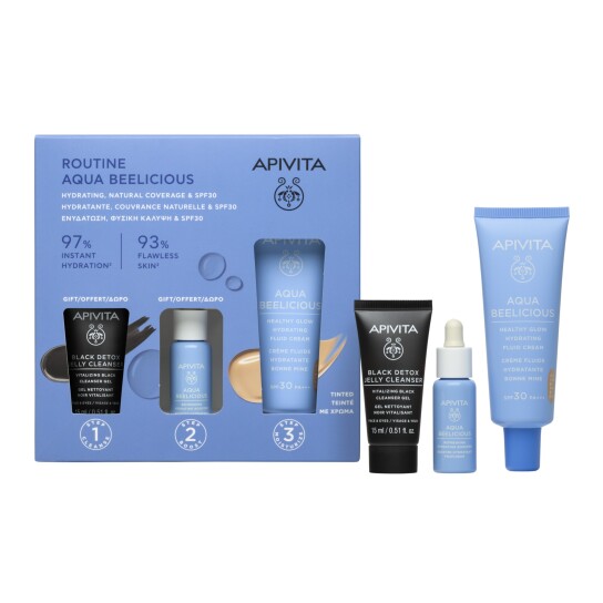 AQUA BEELICIOUS ΣΕΤ ΓΙΑ ΕΝΥΔΑΤΩΣΗ ΦΥΣΙΚΗ ΚΑΛΥΨΗ & SPF30 0