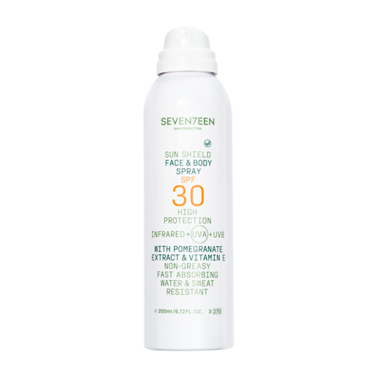 SUN SHIELD FACE & BODY SPRAY SPF30 1
