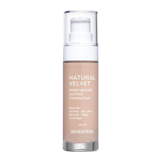 NATURAL VELVET LONG LASTING MATTE FOUNDATION 4