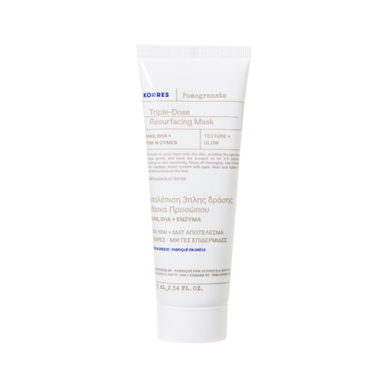 KORRES ΡΟΔΙ ΑΠΟΛΕΠΙΣΤΙΚΗ ΜΑΣΚΑ ΠΡΟΣΩΠΟΥ 3ΠΛΗΣ ΔΡΑΣΗΣ  0