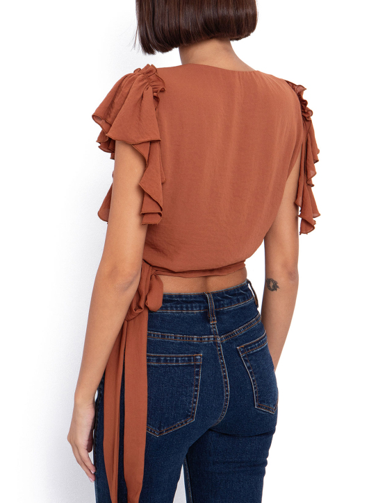 ΓΥΝΑΙΚΕΙΟ ΚΡΟΥΑΖΕ CROP ΤΟΠ  3