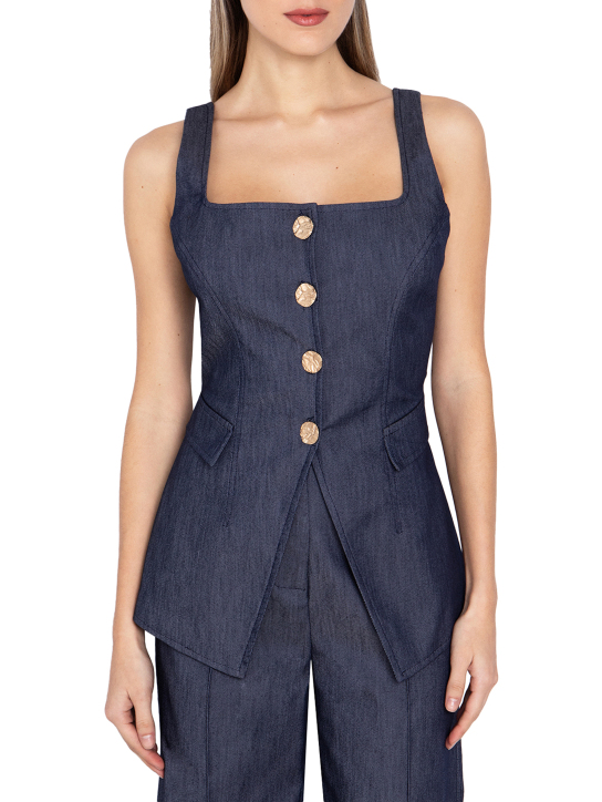 ΓΥΝΑΙΚΕΙΟ DENIM ΓΙΛΕΚΟ  1