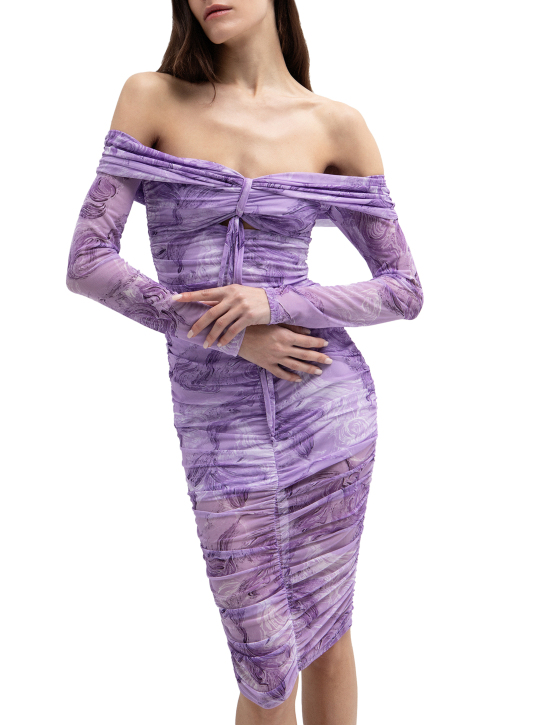 ΜΙΝΤΙ ΦΟΡΕΜΑ OFF- SHOULDER  2