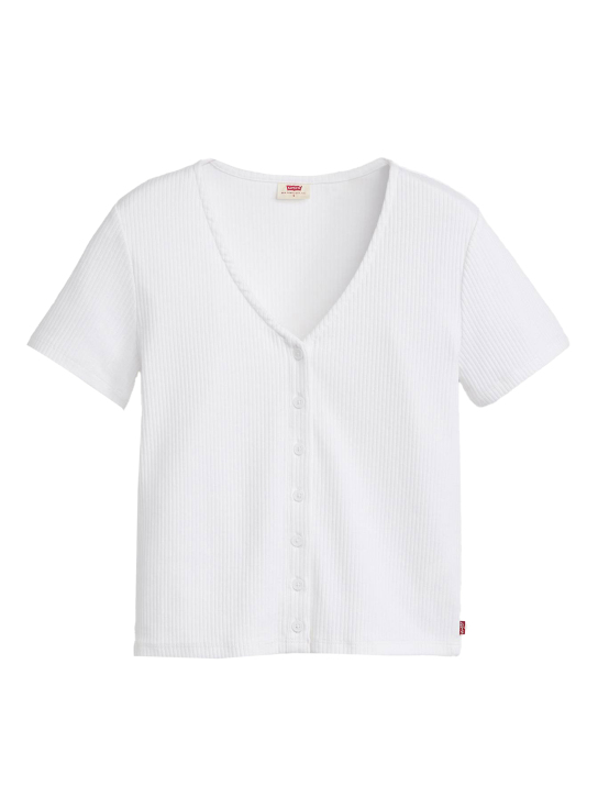 ΓΥΝΑΙΚΕΙΟ V T-SHIRT ΜΕ ΚΟΥΜΠΙΑ 0