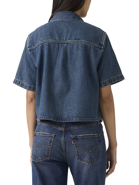 ΓΥΝΑΙΚΕΙΟ DENIM ΚΟΝΤΟΜΑΝΙΚΟ ΠΟΥΚΜΙΣΟ 2