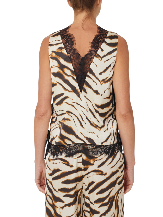ΓΥΝΑΙΚΕΙΟ ΤΟΠ PRINTED STRETCH SATIN 3