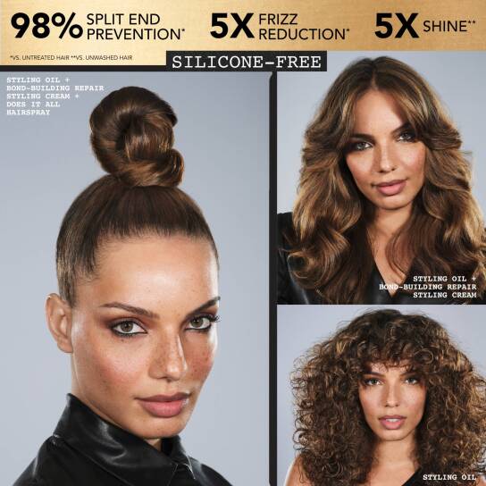 STYLING OIL LIGHTWEIGHT HAIR OIL WITH HEAT PROTECTANT 4