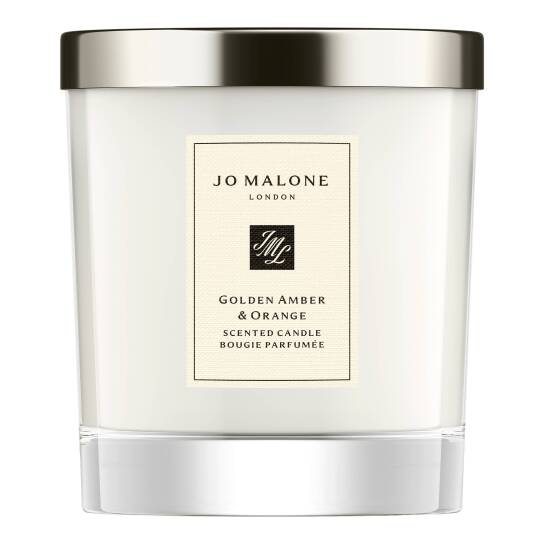 GOLDEN AMBER & ORANGE CLASSIC CANDLE  0