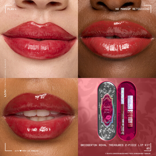 BRIDGERTON ROYAL TREASURES 2-PIECE LIP KIT 5 7