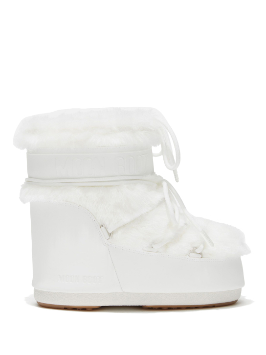 ΜΠΟΤΕΣ ΧΙΟΝΙΟΥ ICON LOW FAUX-FUR 0