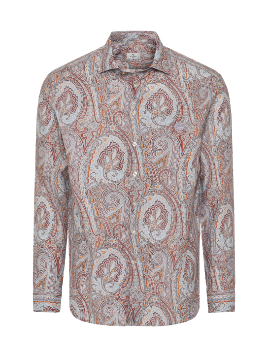 SHIRT ROMA LOGO X0830-PRINT ON GREY BASE 1