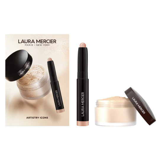 TRANSLUCENT LOOSE SETTING POWDER AND MINI CAVIAR STICK EYE SHADOW SET 0