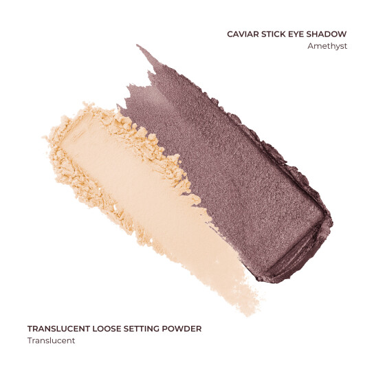 TRANSLUCENT LOOSE SETTING POWDER AND MINI CAVIAR STICK EYE SHADOW SET 1