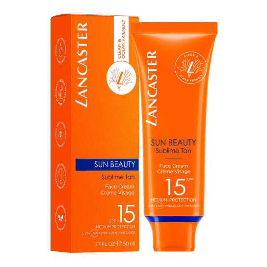 LANCASTER SUN BEAUTY FACE CREAM SPF15 1