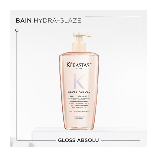GLOSS ABSOLU BAIN HYDRA-GLAZE ΣΑΜΠΟΥΑΝ ΓΙΑ ΛΕΙΑ & ΛΑΜΠΕΡΑ ΜΑΛΛΙΑ 1