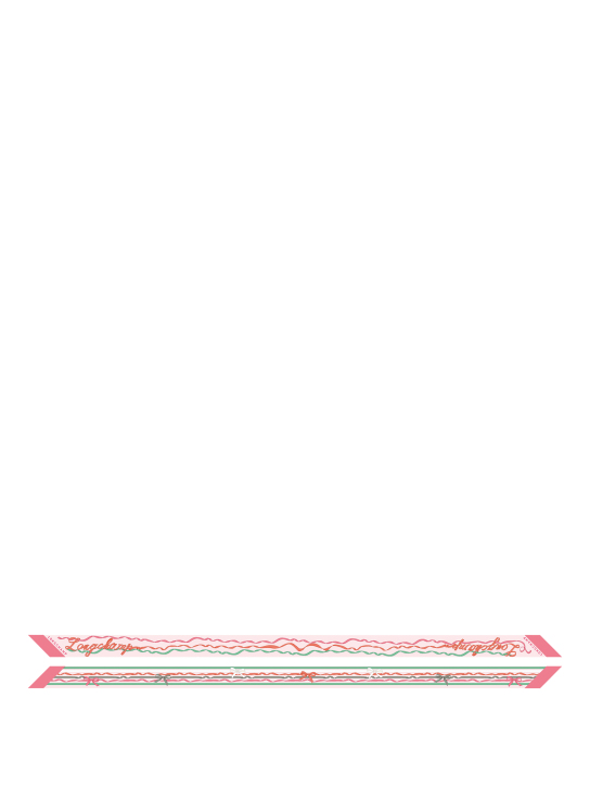 ΓΥΝΑΙΚΕΙΟ ΜΕΤΑΞΩΤΟ ΦΟΥΛΑΡΙ RUBANS LONGCHAMP HEADBAND 0