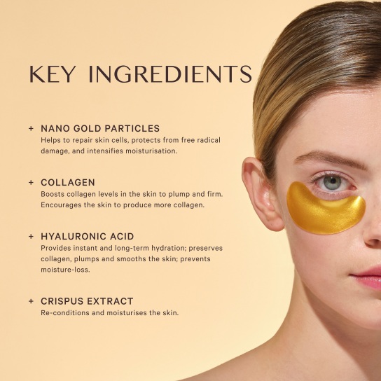 HYDRA-BRIGHT GOLD EYE MASK 1