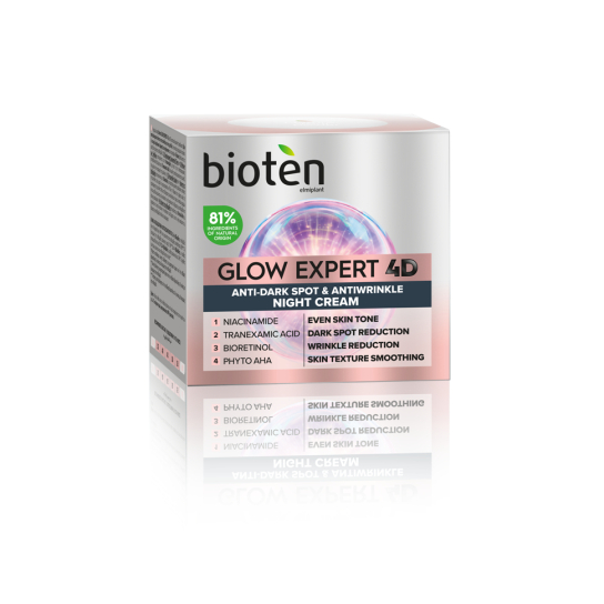 GLOW EXPERT 4D ΔΡΑΣΗ ΚΑΤΑ ΤΩΝ ΠΑΝΑΔΩΝ & ΤΩΝ ΡΥΤΙΔΩΝ ΚΡΕΜΑ ΝΥΧΤΑΣ  1