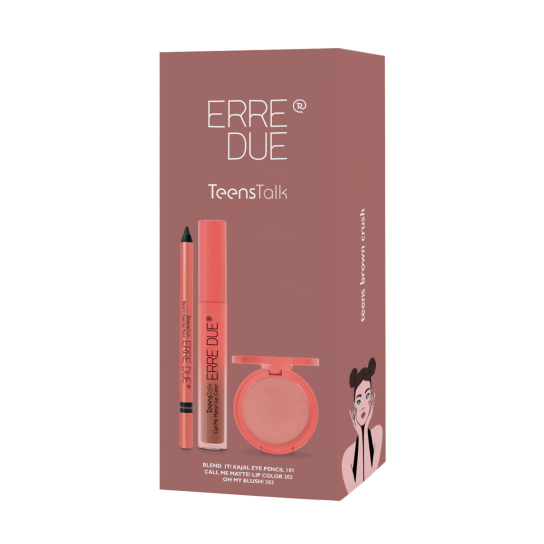 TEENSTALK TEENS BROWN CRUSH BLEND IT! MAKEUP KIT 0